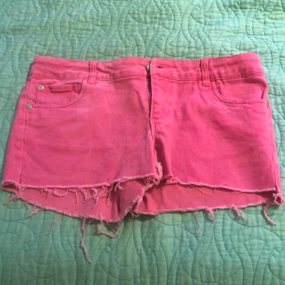 Pink arizona blue jean shorts